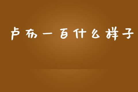 卢布一百什么样子_https://m.apzhendong.com_全球经济_第1张