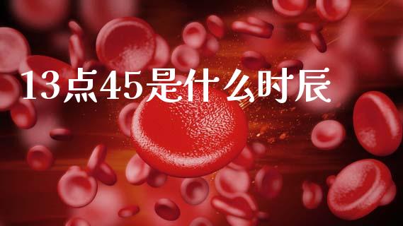 13点45是什么时辰_https://m.apzhendong.com_财务分析_第1张