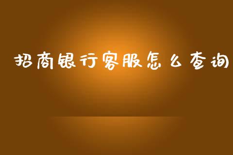 招商银行客服怎么查询_https://m.apzhendong.com_期货行情_第1张