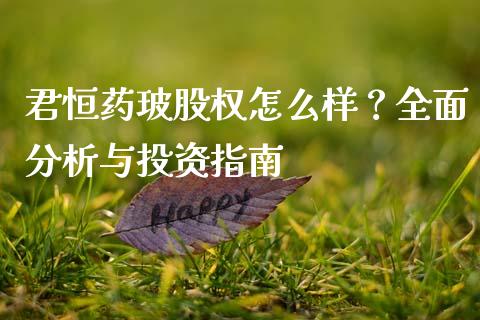 君恒药玻股权怎么样？全面分析与投资指南_https://m.apzhendong.com_财务分析_第1张