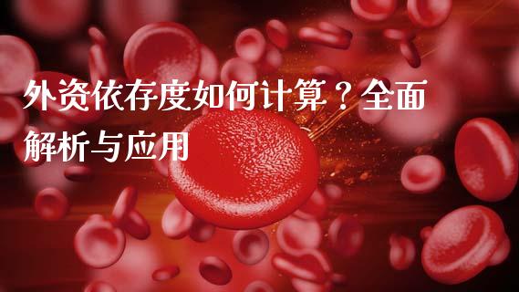 外资依存度如何计算？全面解析与应用_https://m.apzhendong.com_财务分析_第1张