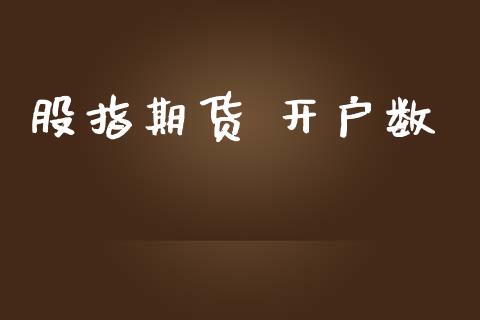 股指期货 开户数_https://m.apzhendong.com_全球经济_第1张