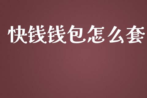 快钱钱包怎么套_https://m.apzhendong.com_全球经济_第1张