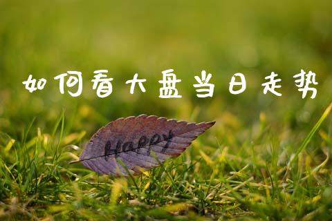 如何看大盘当日走势_https://m.apzhendong.com_财务分析_第1张