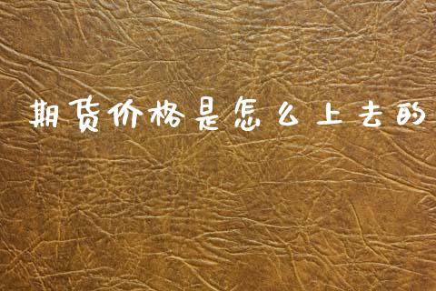 期货价格是怎么上去的_https://m.apzhendong.com_全球经济_第1张