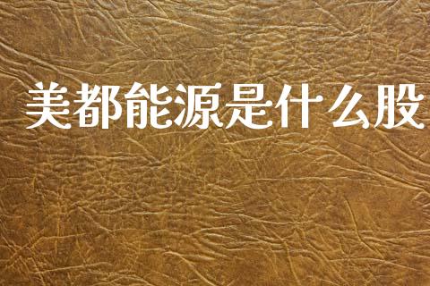 美都能源是什么股_https://m.apzhendong.com_期货行情_第1张