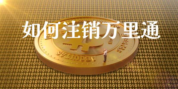 如何注销万里通_https://m.apzhendong.com_财务分析_第1张