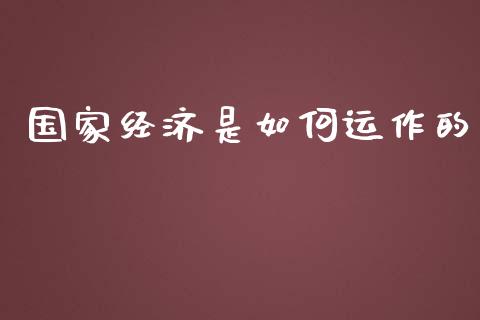 国家经济是如何运作的_https://m.apzhendong.com_期货行情_第1张