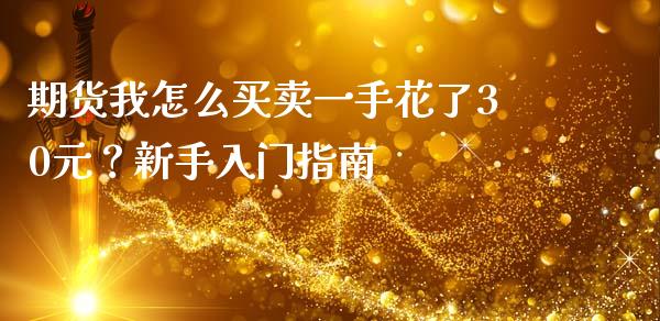 期货我怎么买卖一手花了30元？新手入门指南_https://m.apzhendong.com_财经资讯_第1张