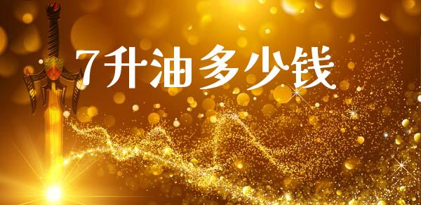 7升油多少钱_https://m.apzhendong.com_财经资讯_第1张