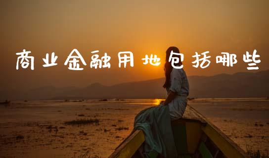 商业金融用地包括哪些_https://m.apzhendong.com_财务分析_第1张