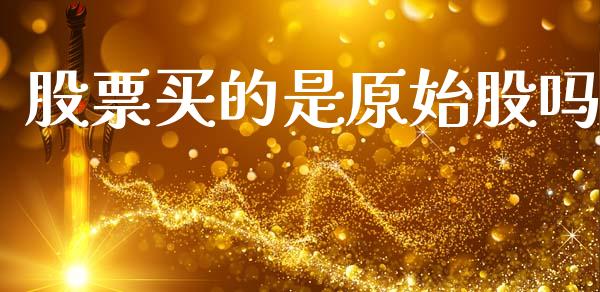股票买的是原始股吗_https://m.apzhendong.com_期货行情_第1张