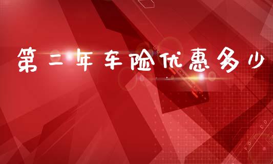 第二年车险优惠多少_https://m.apzhendong.com_财务分析_第1张
