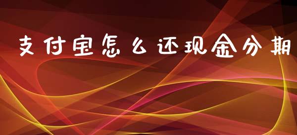 支付宝怎么还现金分期_https://m.apzhendong.com_全球经济_第1张