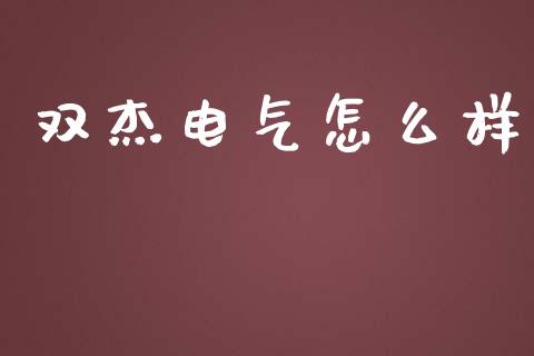 双杰电气怎么样_https://m.apzhendong.com_全球经济_第1张