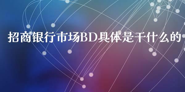 招商银行市场BD具体是干什么的_https://m.apzhendong.com_财务分析_第1张
