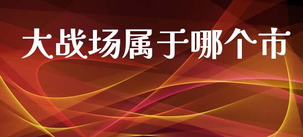 大战场属于哪个市_https://m.apzhendong.com_财务分析_第1张