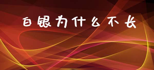 白银为什么不长_https://m.apzhendong.com_期货行情_第1张