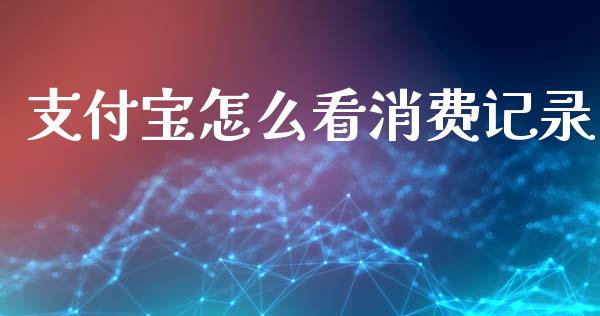 支付宝怎么看消费记录_https://m.apzhendong.com_财经资讯_第1张