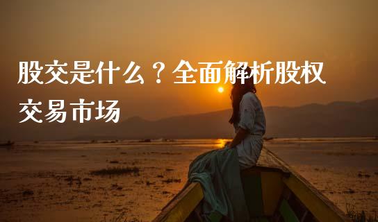 股交是什么？全面解析股权交易市场_https://m.apzhendong.com_财务分析_第1张