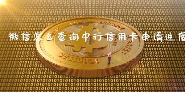 微信怎么查询中行信用卡申请进度_https://m.apzhendong.com_期货行情_第1张