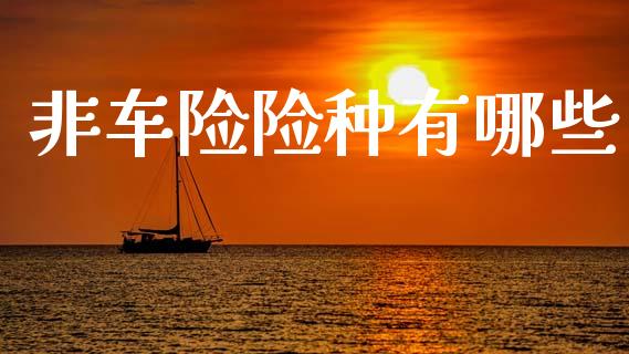 非车险险种有哪些_https://m.apzhendong.com_财经资讯_第1张