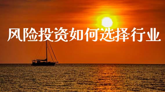 风险投资如何选择行业_https://m.apzhendong.com_全球经济_第1张