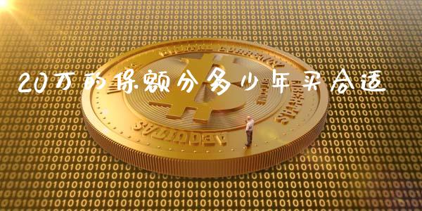 20万的保额分多少年买合适_https://m.apzhendong.com_财经资讯_第1张