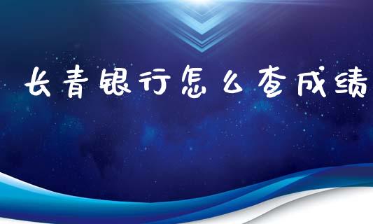 长青银行怎么查成绩_https://m.apzhendong.com_财务分析_第1张