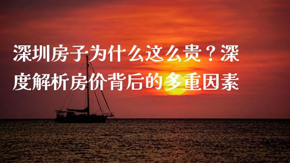 深圳房子为什么这么贵？深度解析房价背后的多重因素_https://m.apzhendong.com_期货行情_第1张