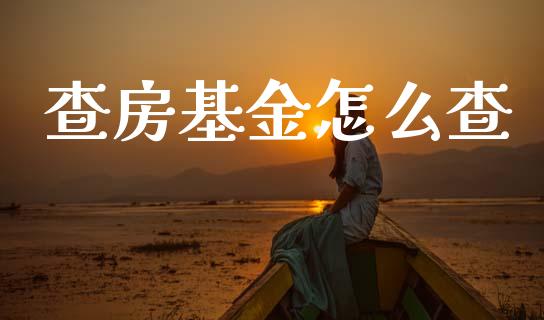 查房基金怎么查_https://m.apzhendong.com_财经资讯_第1张