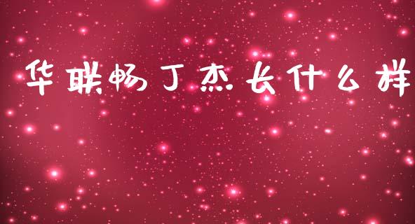 华联畅丁杰长什么样_https://m.apzhendong.com_财经资讯_第1张