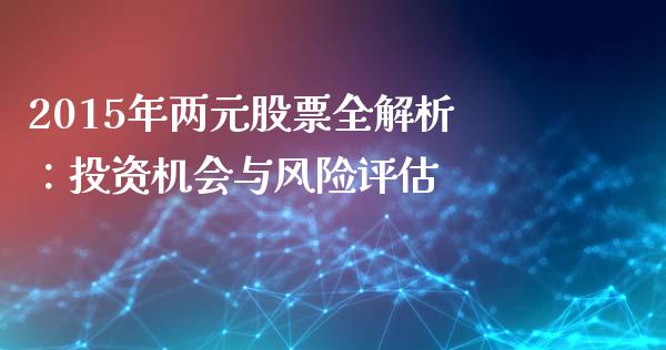 2015年两元股票全解析：投资机会与风险评估_https://m.apzhendong.com_期货行情_第1张