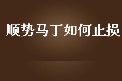 顺势马丁如何止损_https://m.apzhendong.com_全球经济_第1张