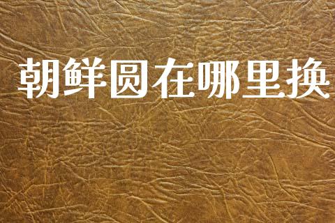 朝鲜圆在哪里换_https://m.apzhendong.com_财务分析_第1张