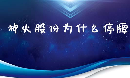 神火股份为什么停牌_https://m.apzhendong.com_期货行情_第1张