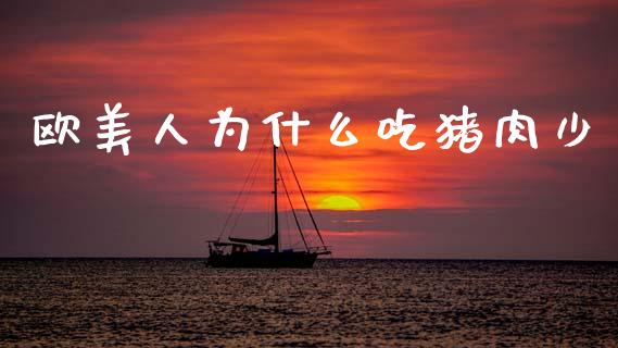 欧美人为什么吃猪肉少_https://m.apzhendong.com_期货行情_第1张