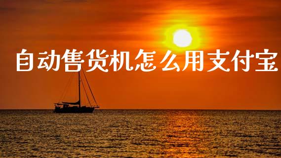 自动售货机怎么用支付宝_https://m.apzhendong.com_全球经济_第1张