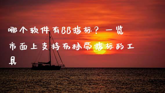 哪个软件有BB指标？一览市面上支持布林带指标的工具_https://m.apzhendong.com_财经资讯_第1张