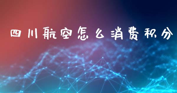 四川航空怎么消费积分_https://m.apzhendong.com_财务分析_第1张