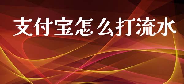 支付宝怎么打流水_https://m.apzhendong.com_全球经济_第1张