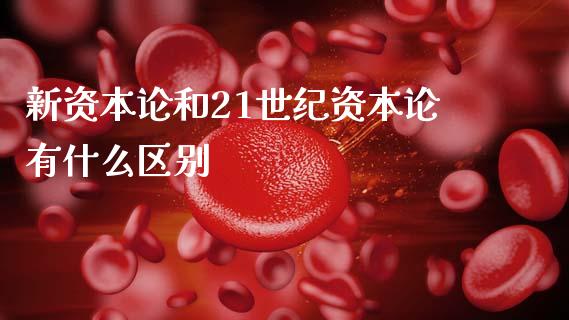 新资本论和21世纪资本论有什么区别_https://m.apzhendong.com_财经资讯_第1张