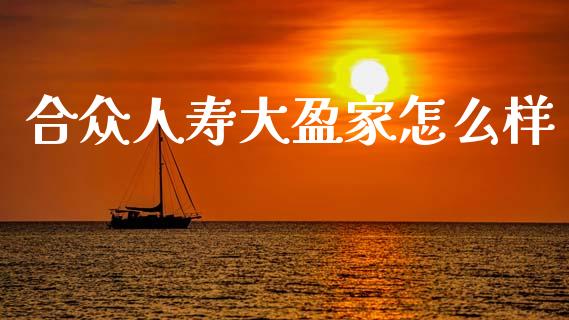 合众人寿大盈家怎么样_https://m.apzhendong.com_财务分析_第1张