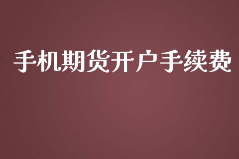 手机期货开户手续费_https://m.apzhendong.com_财经资讯_第1张