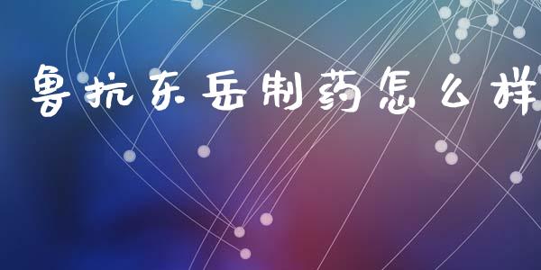 鲁抗东岳制药怎么样_https://m.apzhendong.com_财经资讯_第1张