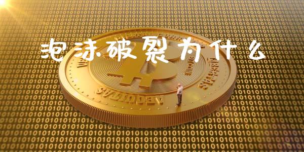 泡沫破裂为什么_https://m.apzhendong.com_期货行情_第1张