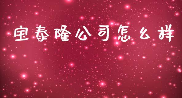 宝泰隆公司怎么样_https://m.apzhendong.com_全球经济_第1张