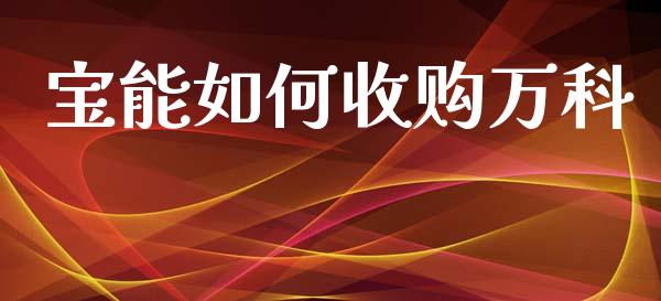 宝能如何收购万科_https://m.apzhendong.com_财经资讯_第1张