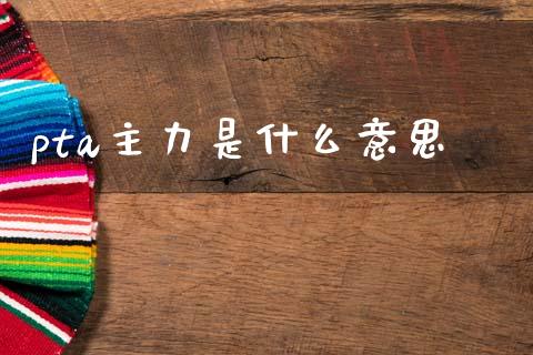 pta主力是什么意思_https://m.apzhendong.com_全球经济_第1张