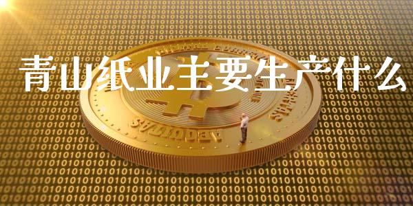 青山纸业主要生产什么_https://m.apzhendong.com_期货行情_第1张